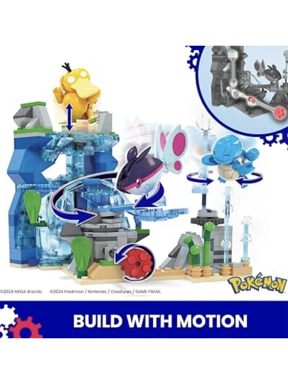 MEGA Pokémon Building Toys Set Aquatic Adventure with 319 Pieces HXF79